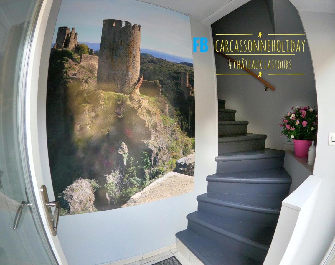 4 Châteaux Lastours 3 star air conditioned APARTMENT SURDESPINE Extérieur photo